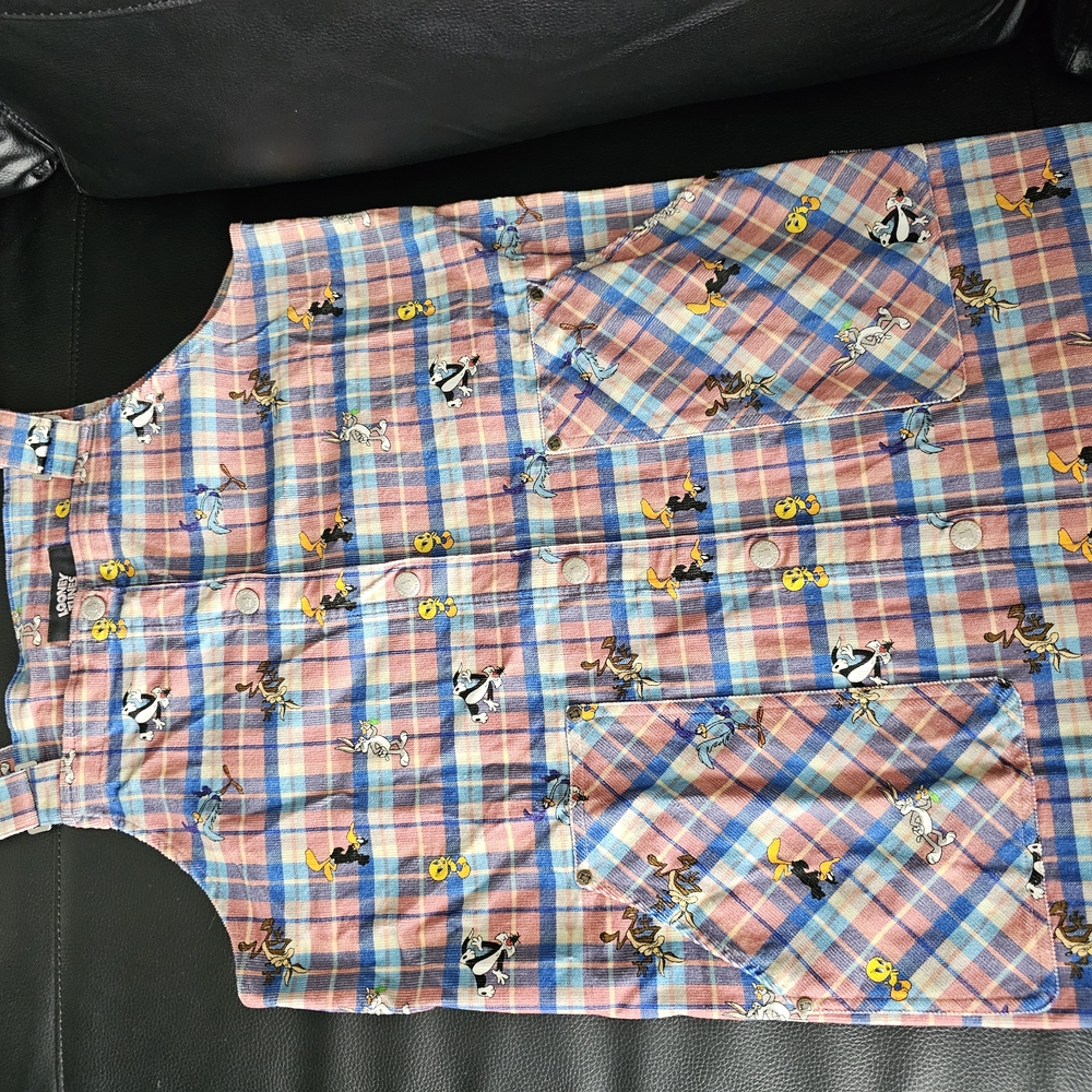 Teddy Fresh Pink and Blue Plaid Mini Dress